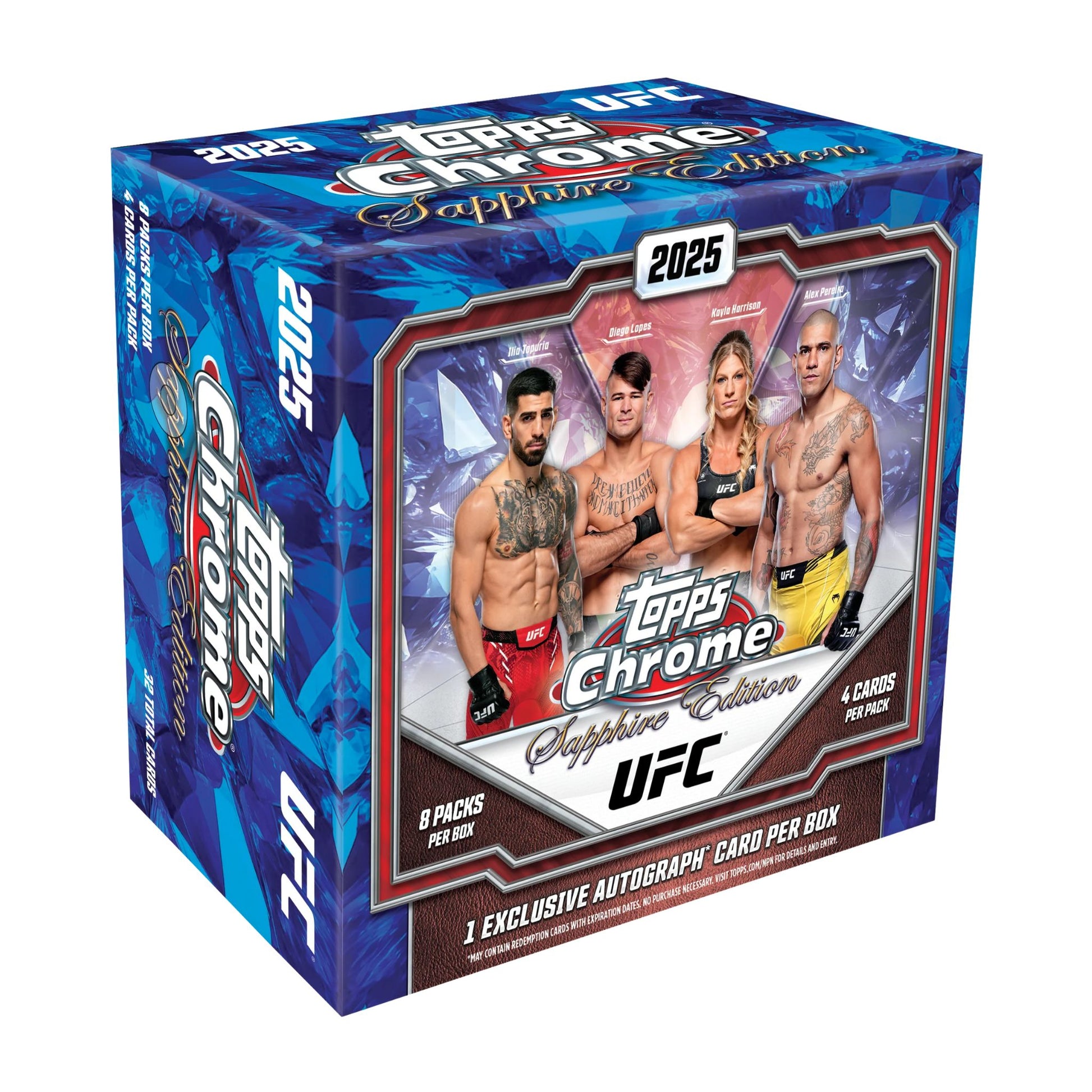 2025 Topps Chrome UFC Sapphire Edition Box - Trading Card Market
