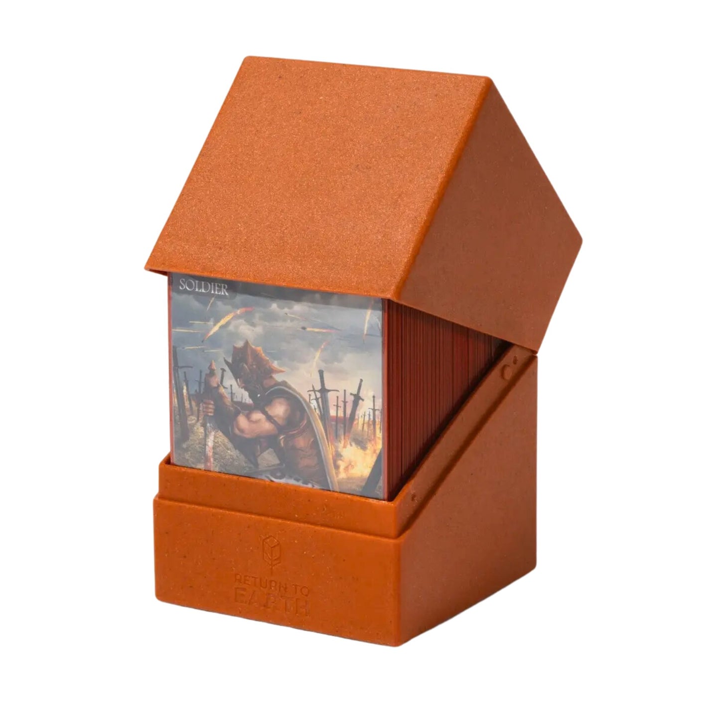 Ultimate Guard Boulder 100+ Standard Return to Earth Orange Deck Case - Trading Card Market