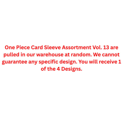 One Piece Card Sleeve Assortment Vol. 13 - Trading Card Market