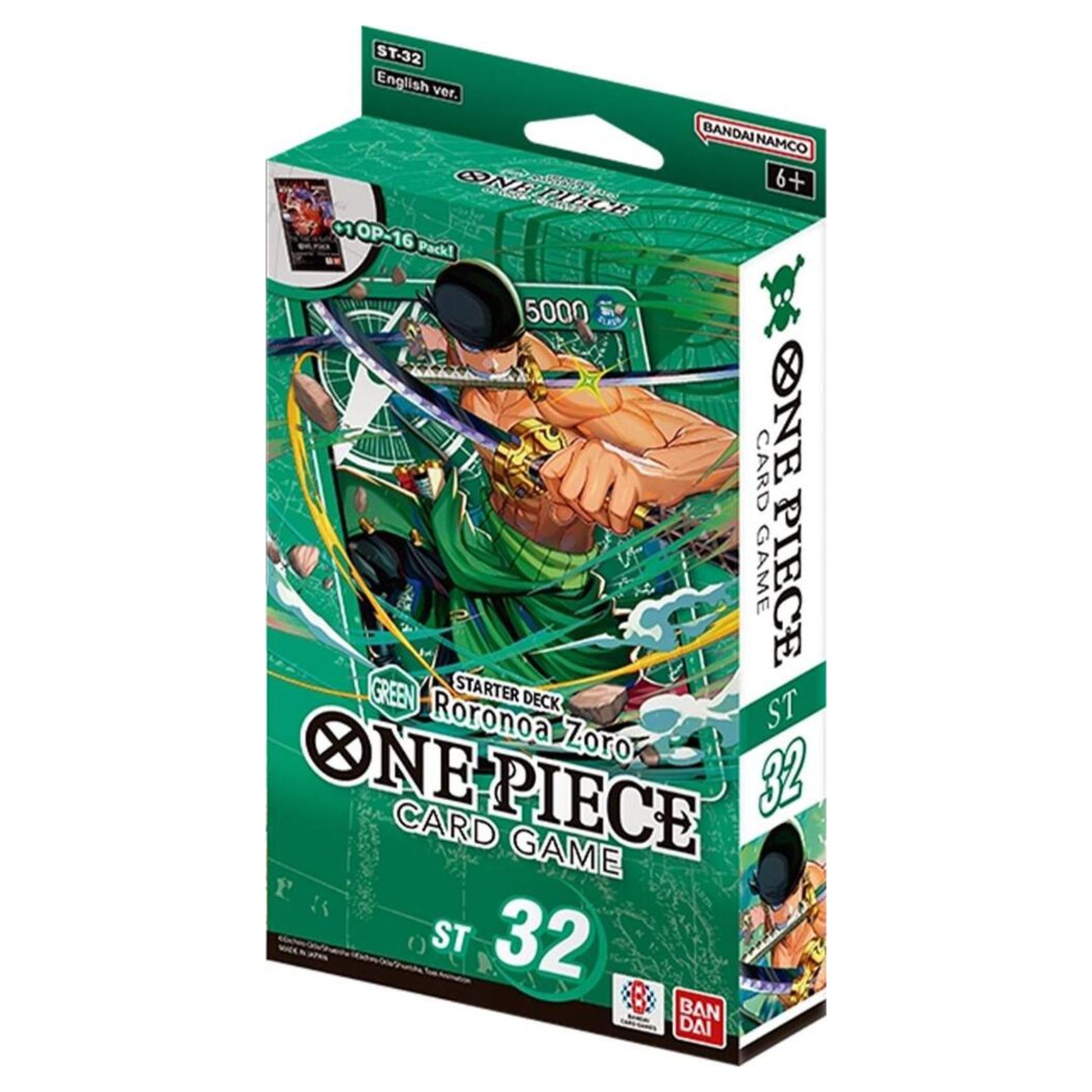 One Piece Green Roronoa Zoro Starter Deck (ST-32)