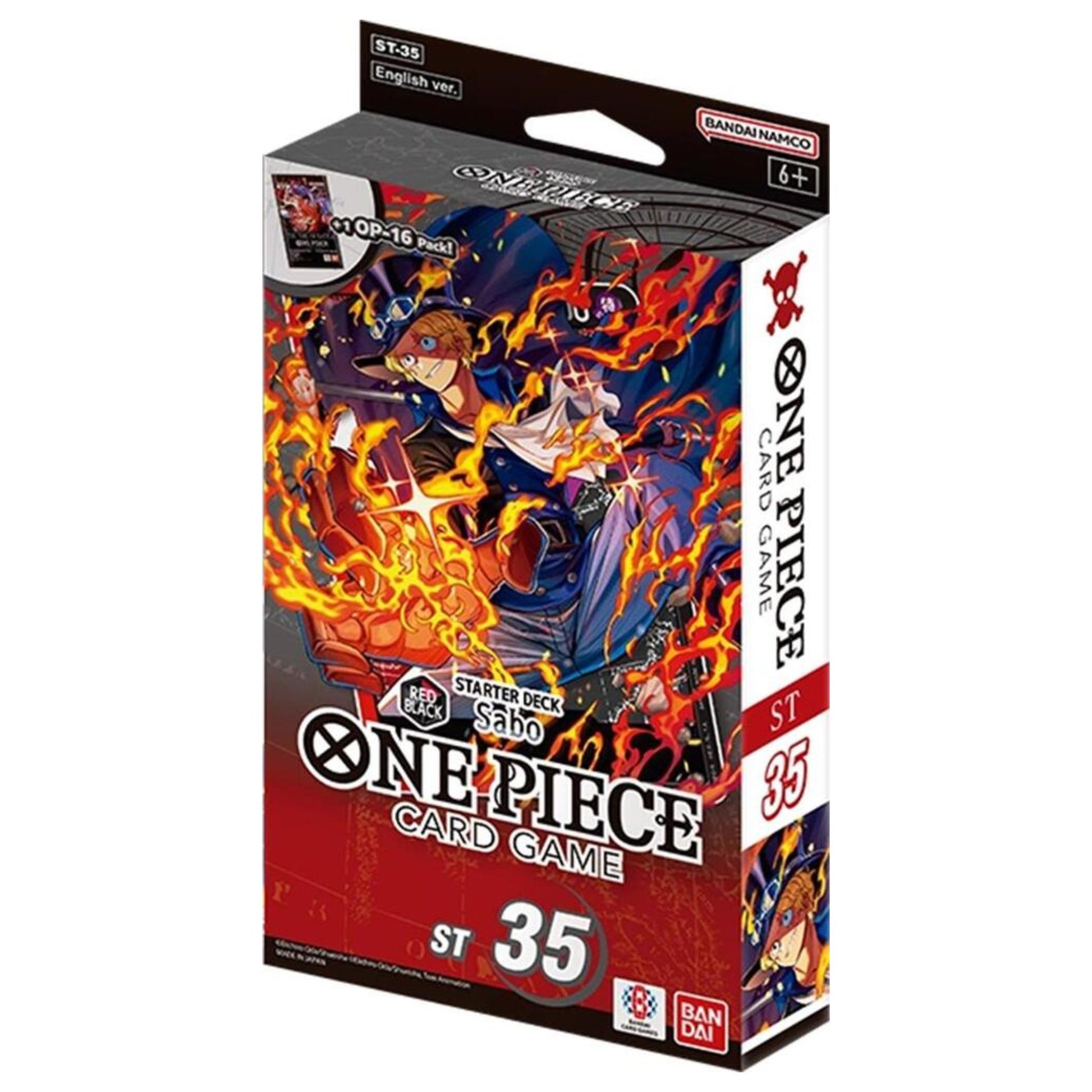 One Piece Red/Black Sabo Starter Deck (ST-35)
