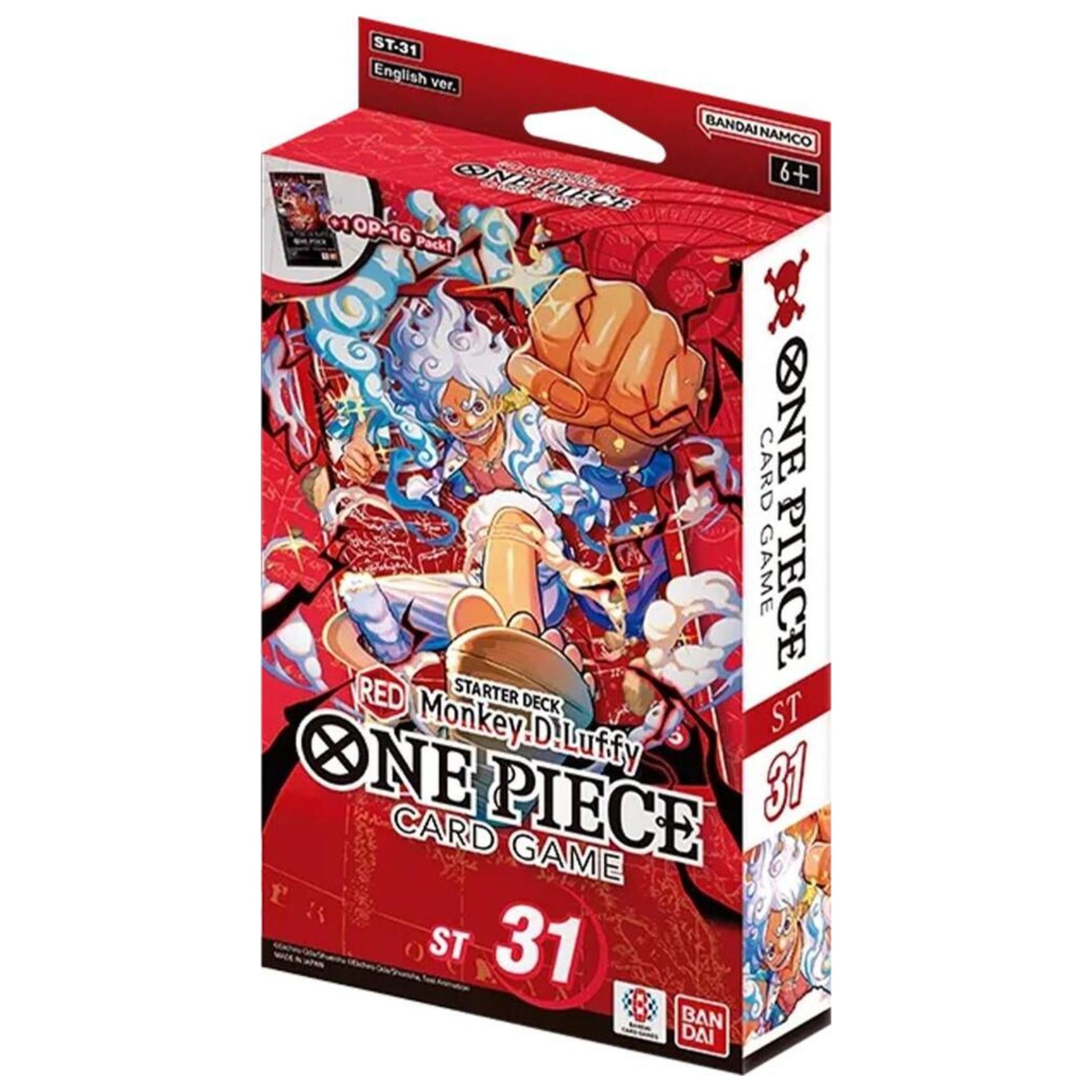 One Piece Red Starter Deck Monkey.D.Luffy (ST-31)