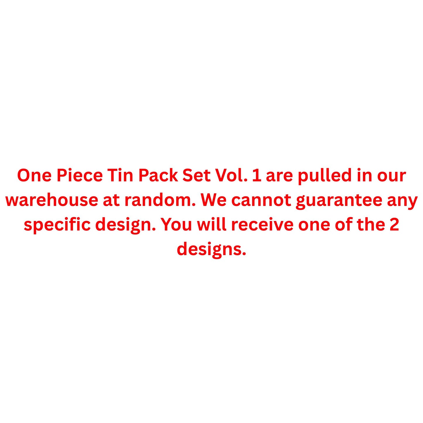One Piece Tin Pack Set Vol. 1 - Trading Card Market