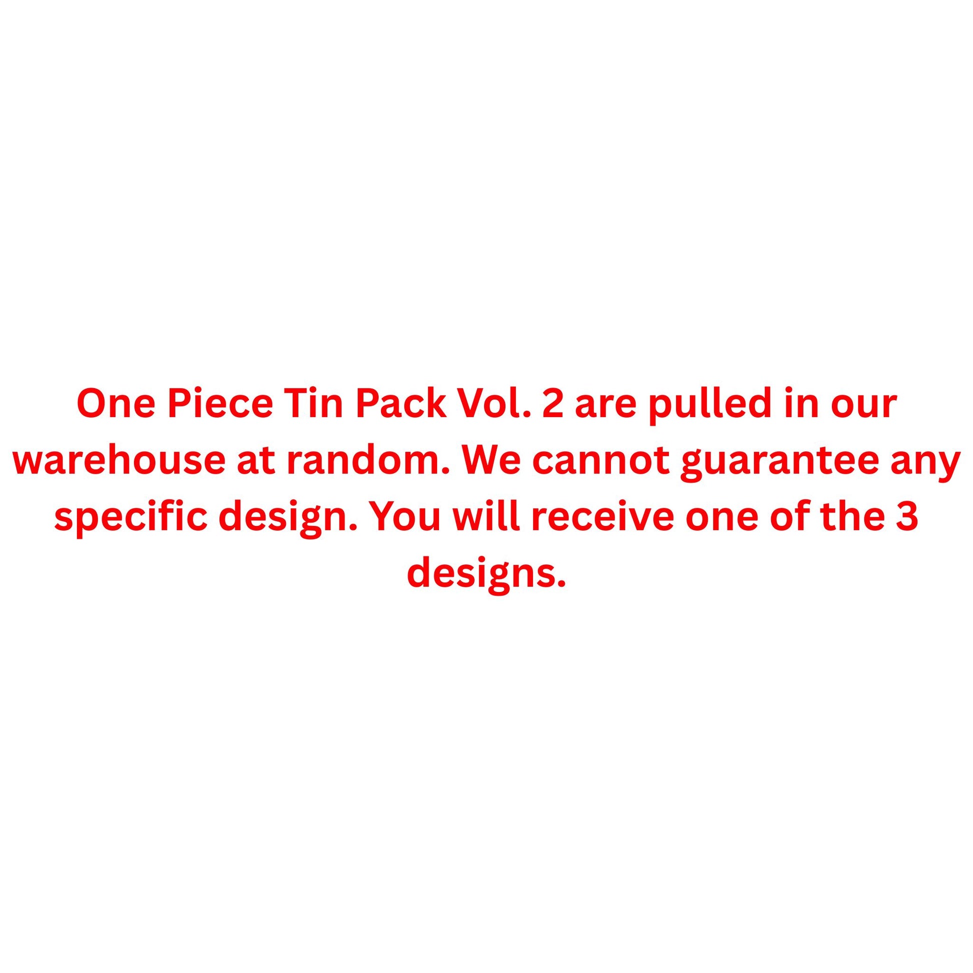 One Piece Tin Pack Vol. 2 - Trading Card Market
