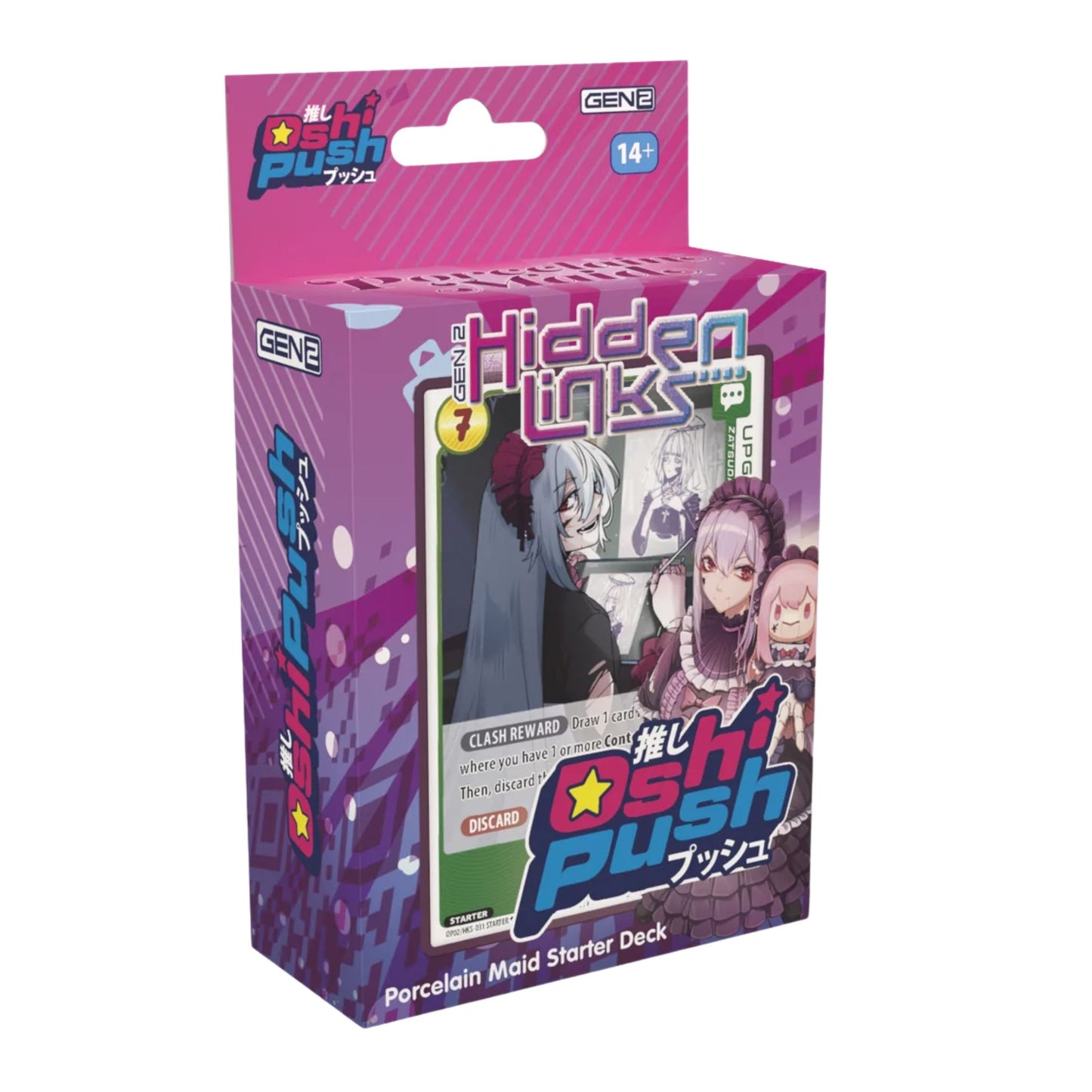 Oshi Push Gen Two Hidden Links Porcelain Maid Starter Deck - Trading Card Market