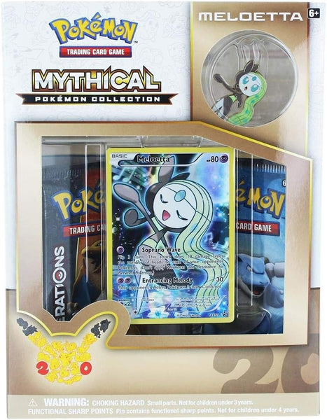 Pokemon POK80096 Meloetta Mythical Collection Card Game Pokemon POK80096 Meloetta Mythical Collection Card Game