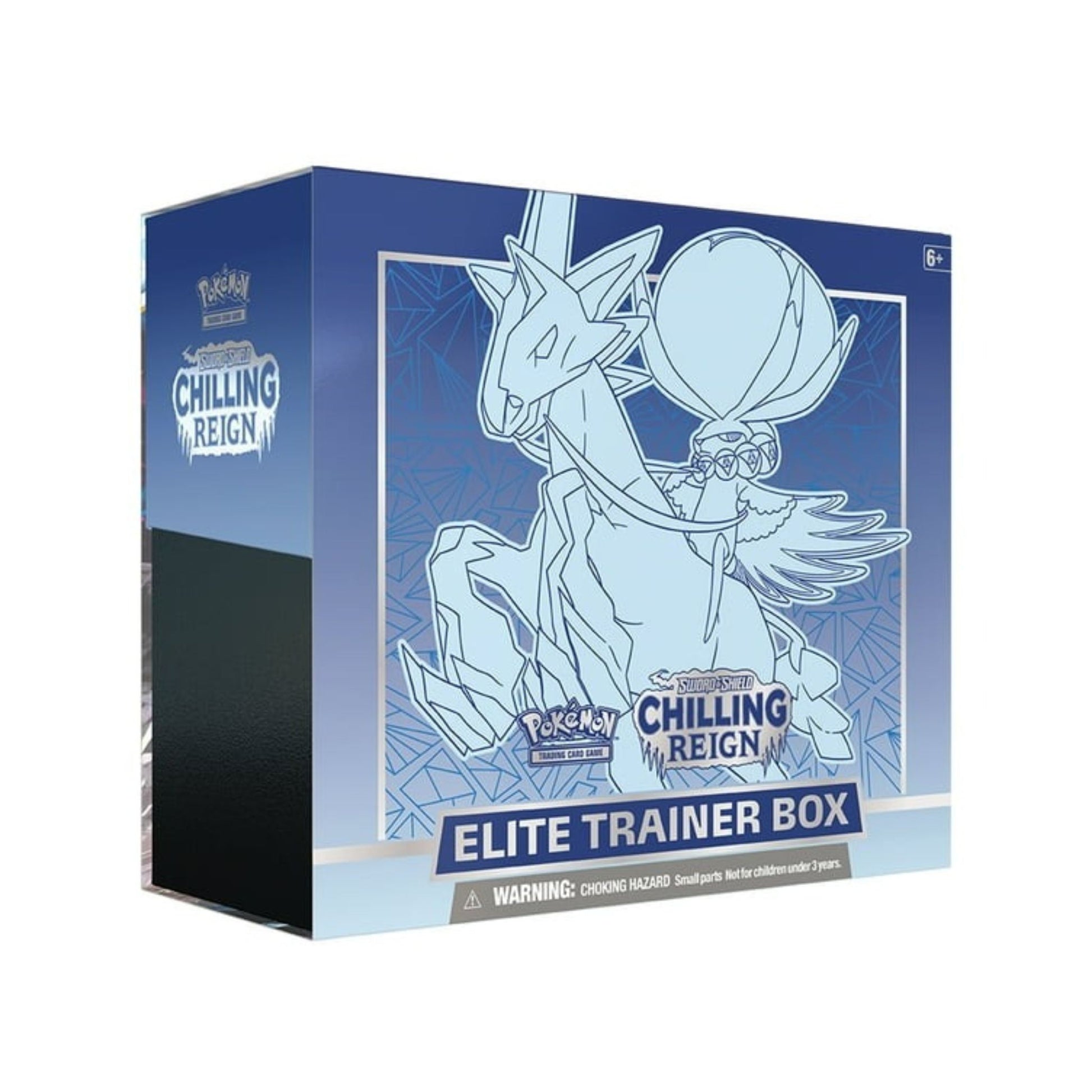 Pokemon Sword & Shield Chilling Reign Elite Trainer Box (Ice Rider Calyrex) Pokemon Sword & Shield Chilling Reign Elite Trainer Box (Ice Rider Calyrex)