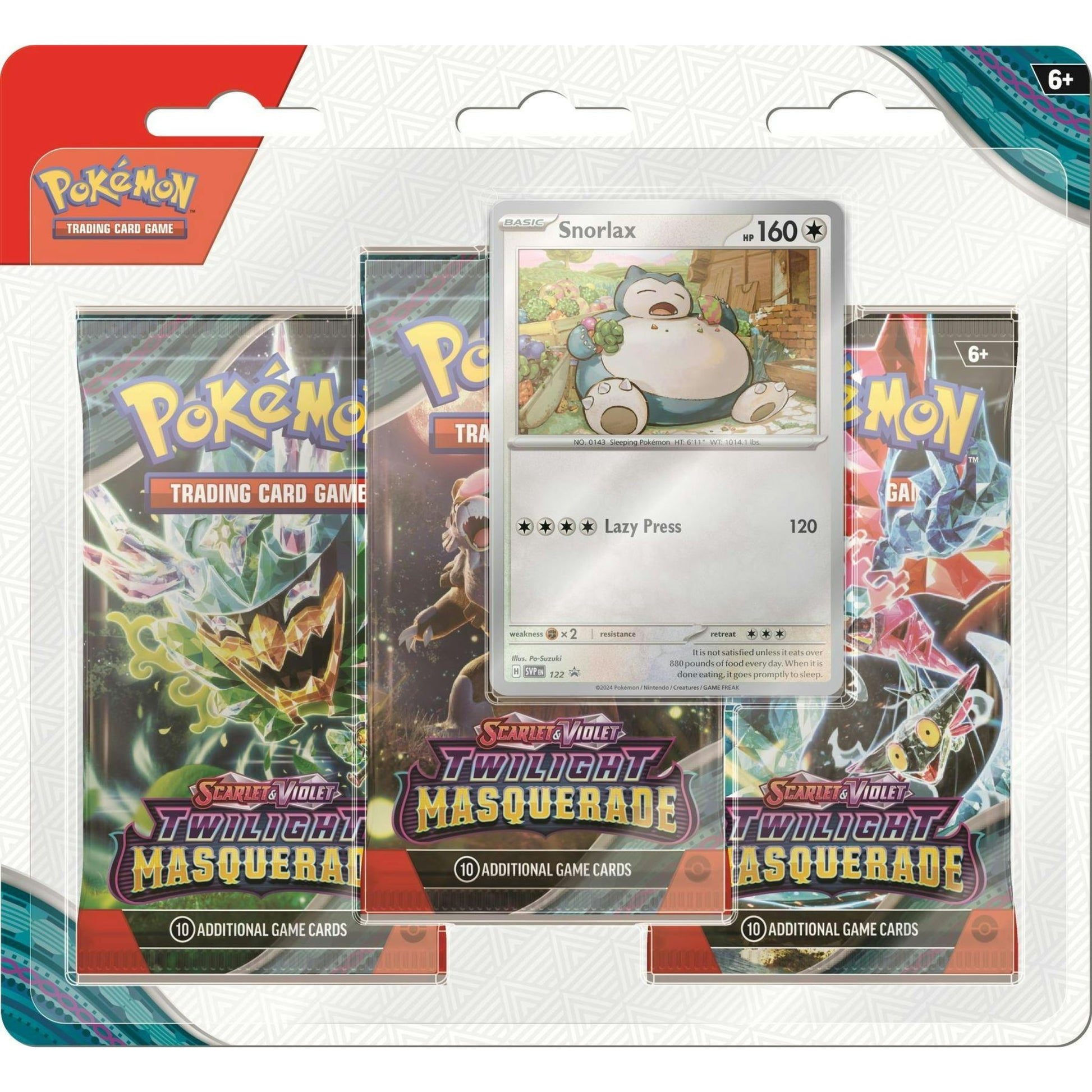 Pokemon Scarlet & Violet Twilight Masquerade 3-Booster Pack Blister Trading Card Market Pokemon Scarlet & Violet Twilight Masquerade 3-Booster Pack Blister Trading Card Market