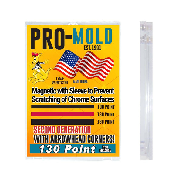 Pro-Mold 55pt Magnetic Card Holders - 5 Pack, Holds Sleeved Cards (UV Protected) Pro-Mold 55pt Magnetic Card Holders - 5 Pack, Holds Sleeved Cards (UV Protected)