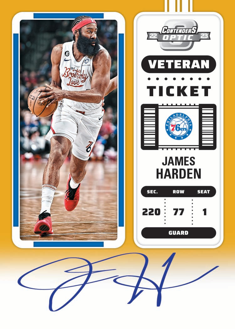 2022/23 Panini Contenders Optic Basketball Hobby Box- James Harden