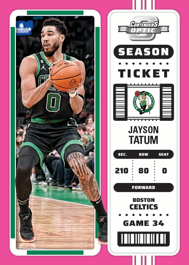 2022/23 Panini Contenders Optic Basketball Hobby Box - Jayson Tatum