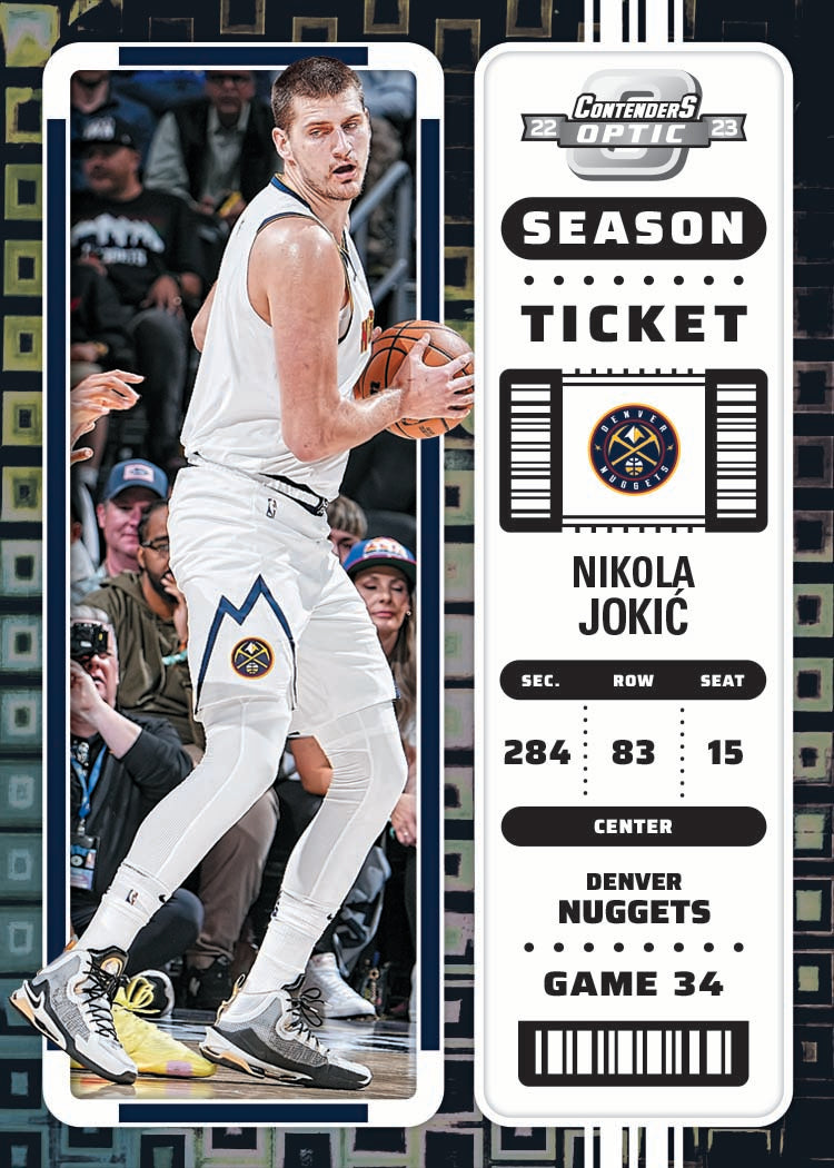 2022/23 Panini Contenders Optic Basketball Hobby Box - Nikola Jokic