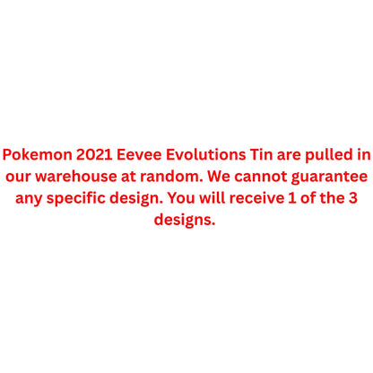 Pokemon 2021 Eevee Evolutions Tin - Trading Card Market