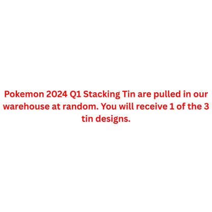 Pokemon 2024 Q1 Stacking Tin - Trading Card Market