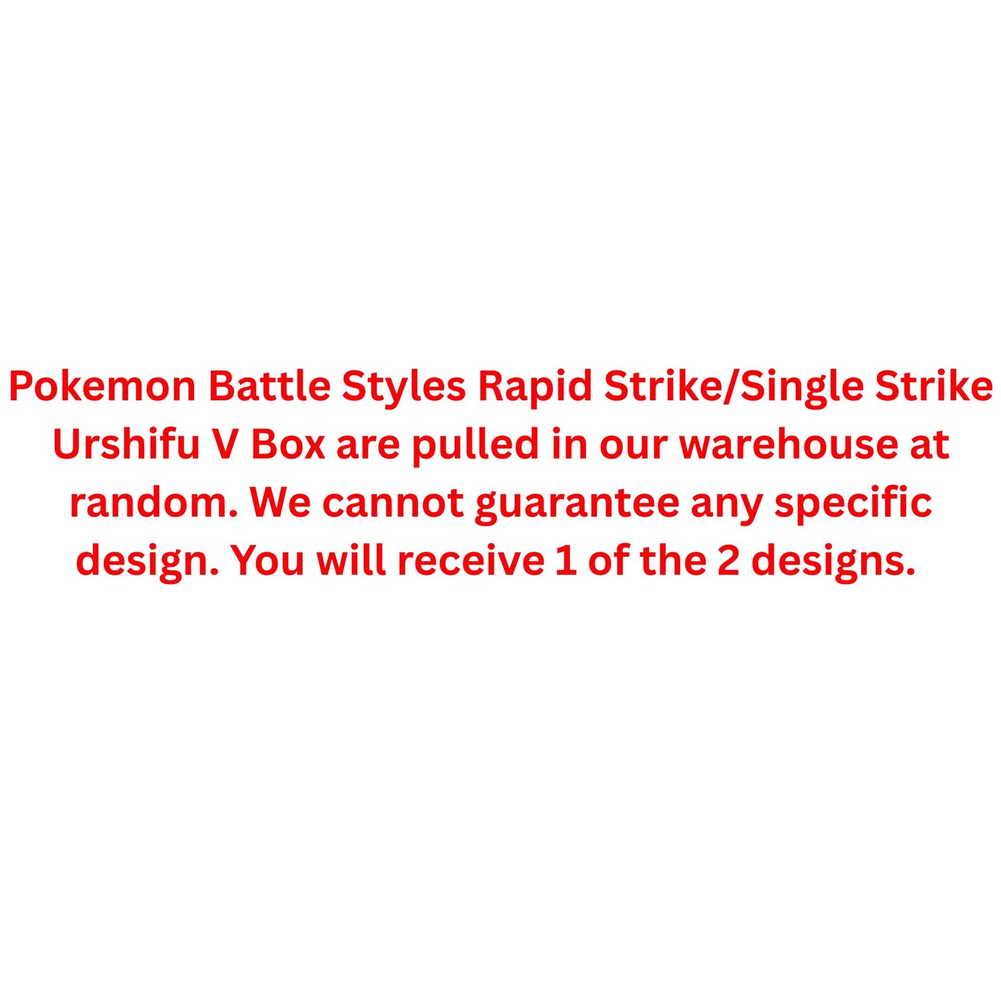 Pokemon Battle Styles Rapid Strike/Single Strike Urshifu V Box - Trading Card Market