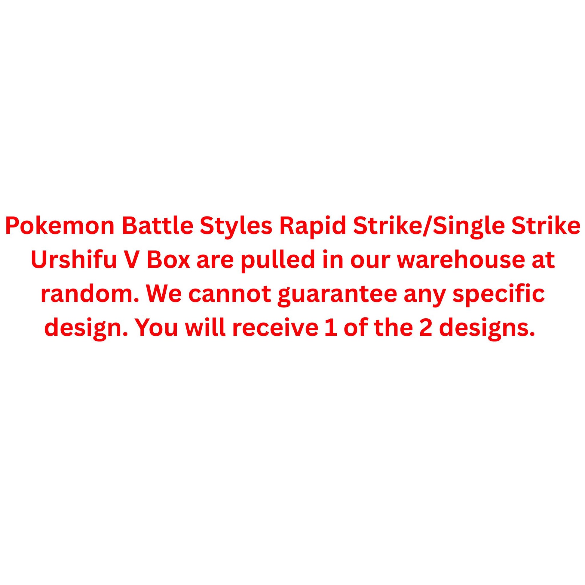 Pokemon Battle Styles Rapid Strike/Single Strike Urshifu V Box - Trading Card Market