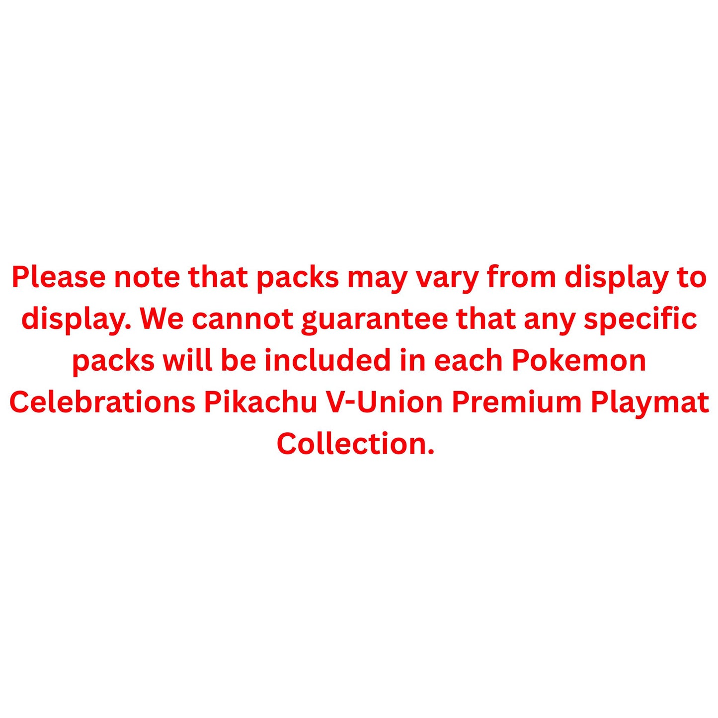 Pokemon Celebrations Pikachu V-Union Premium Playmat Collection - Trading Card Market