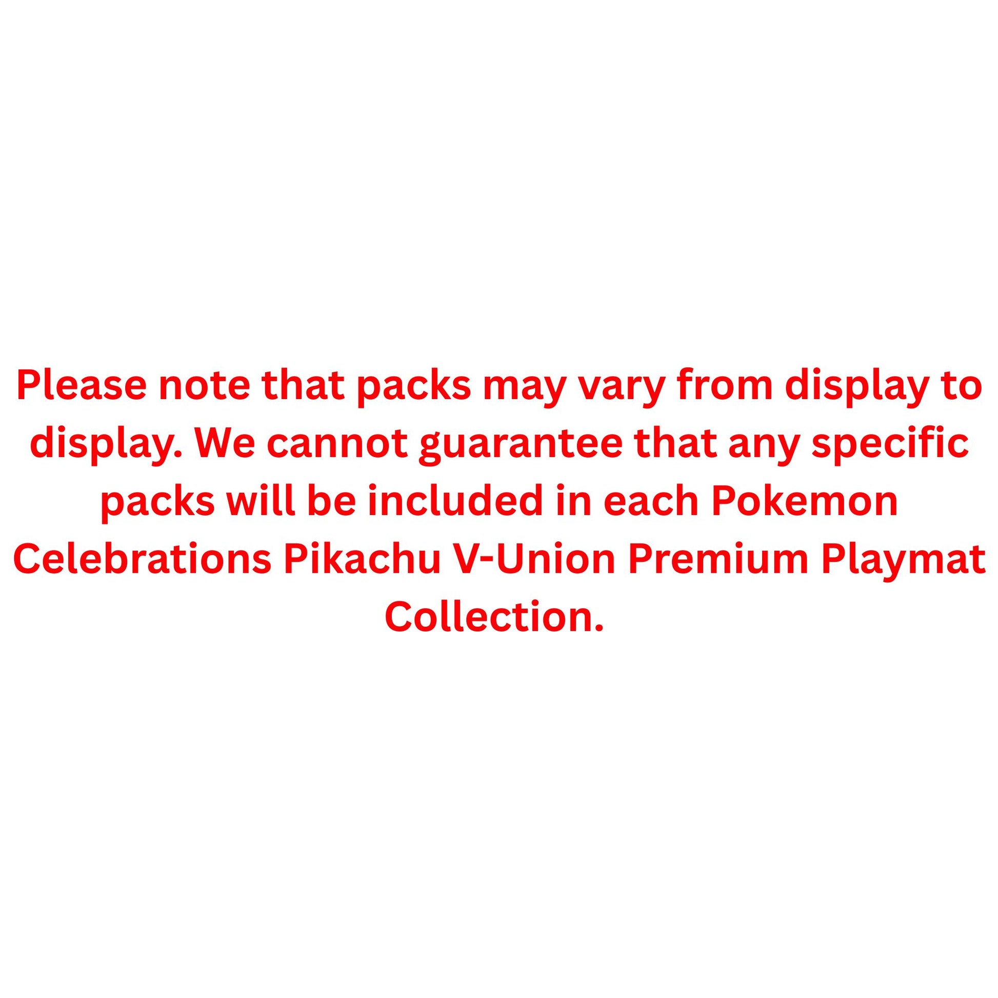 Pokemon Celebrations Pikachu V-Union Premium Playmat Collection - Trading Card Market