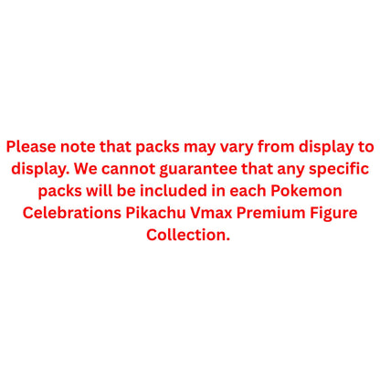 Pokemon Celebrations Pikachu Vmax Premium Figure Collection - Trading Card Market