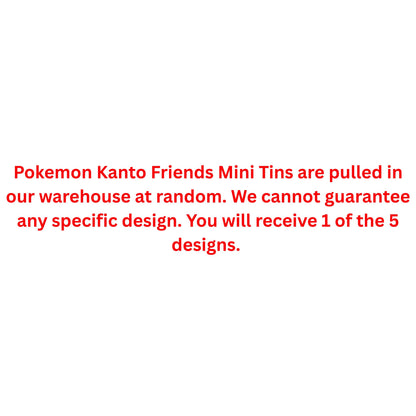 Pokemon Kanto Friends Mini Tin - Trading Card Market