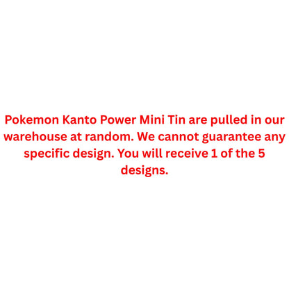 Pokemon Kanto Power Mini Tin - Trading Card Market