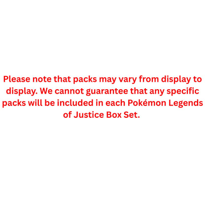 Pokemon Legends of Justice Box Set - Trading Card Market