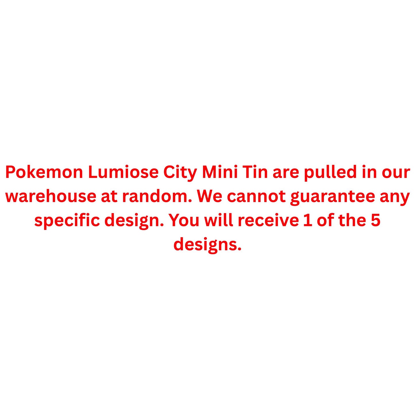 Pokemon Lumiose City Mini Tin - Trading Card Market
