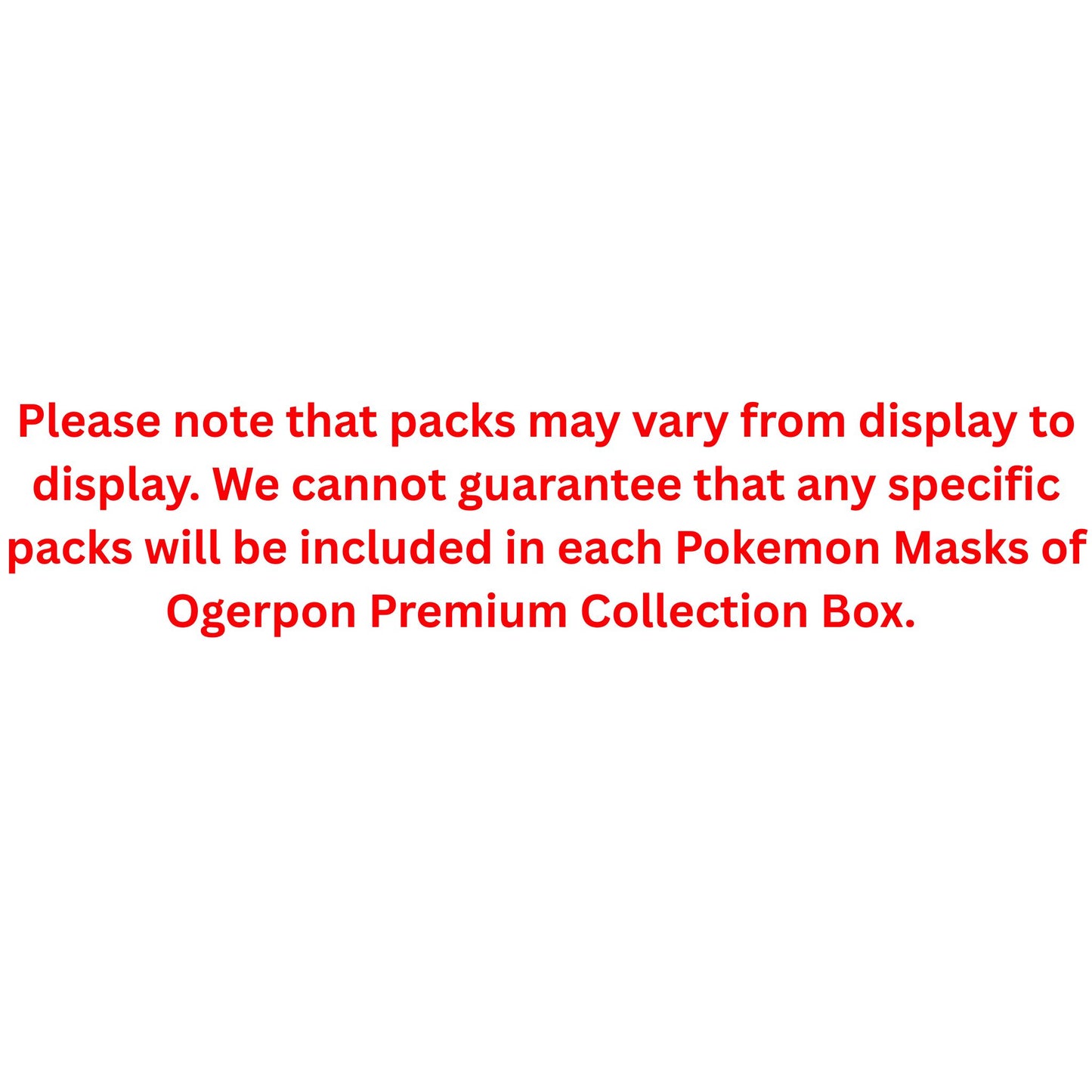 Pokemon Masks of Ogerpon Premium Collection Box - Trading Card Market