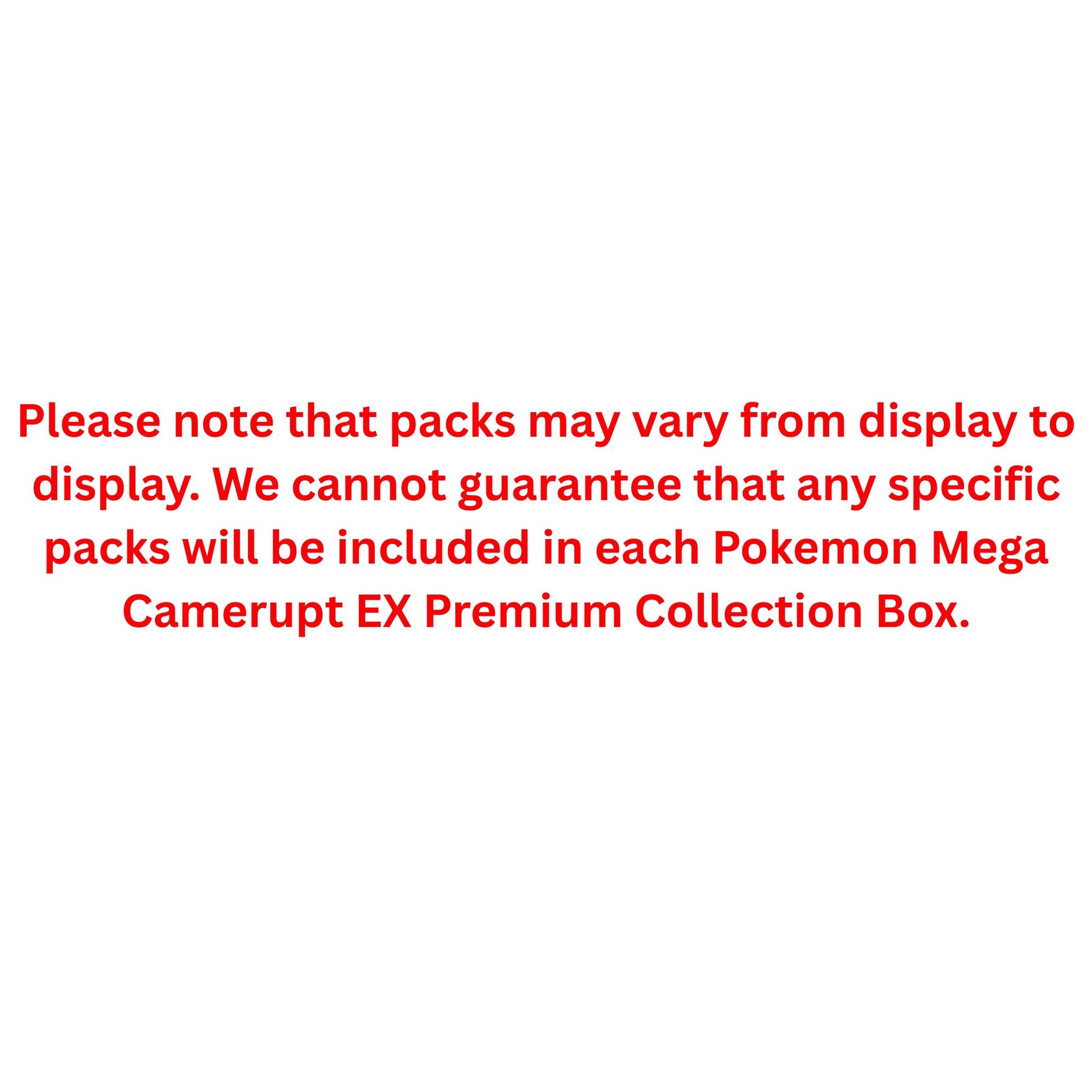 Pokemon Mega Camerupt EX Premium Collection Box - Trading Card Market