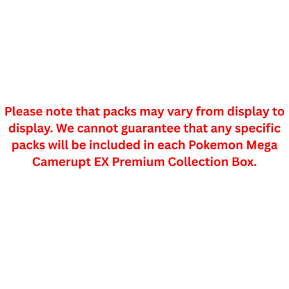 Pokemon Mega Camerupt EX Premium Collection Box - Trading Card Market