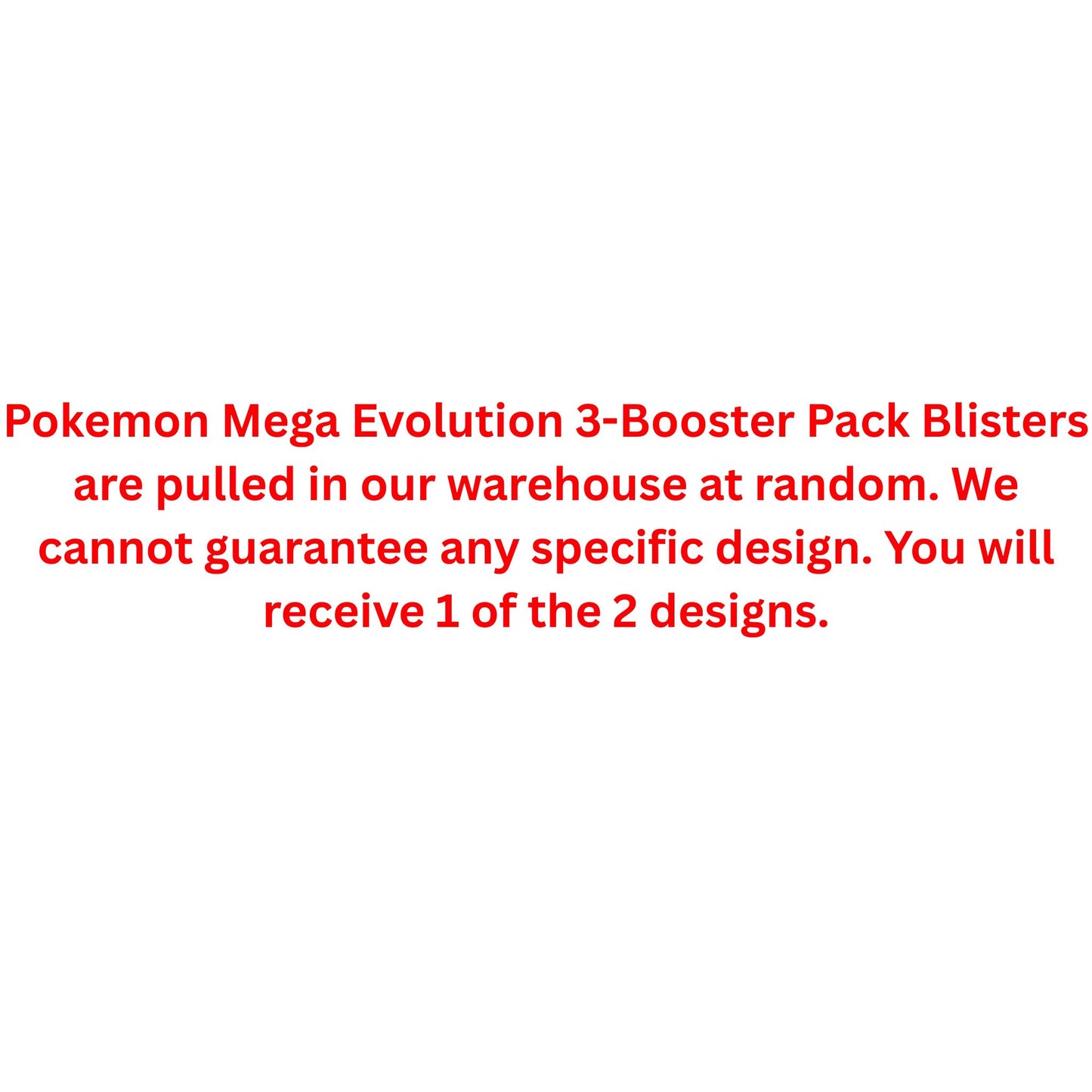 Pokemon Mega Evolution 3-Booster Pack Blister - Trading Card Market