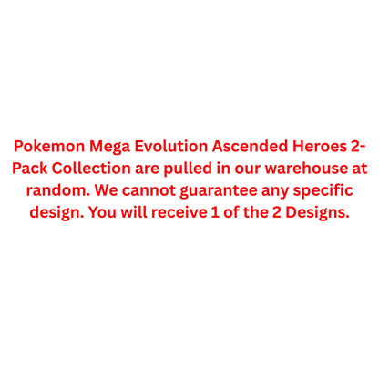 Pokemon Mega Evolution Ascended Heroes 2-Pack Collection - Trading Card Market
