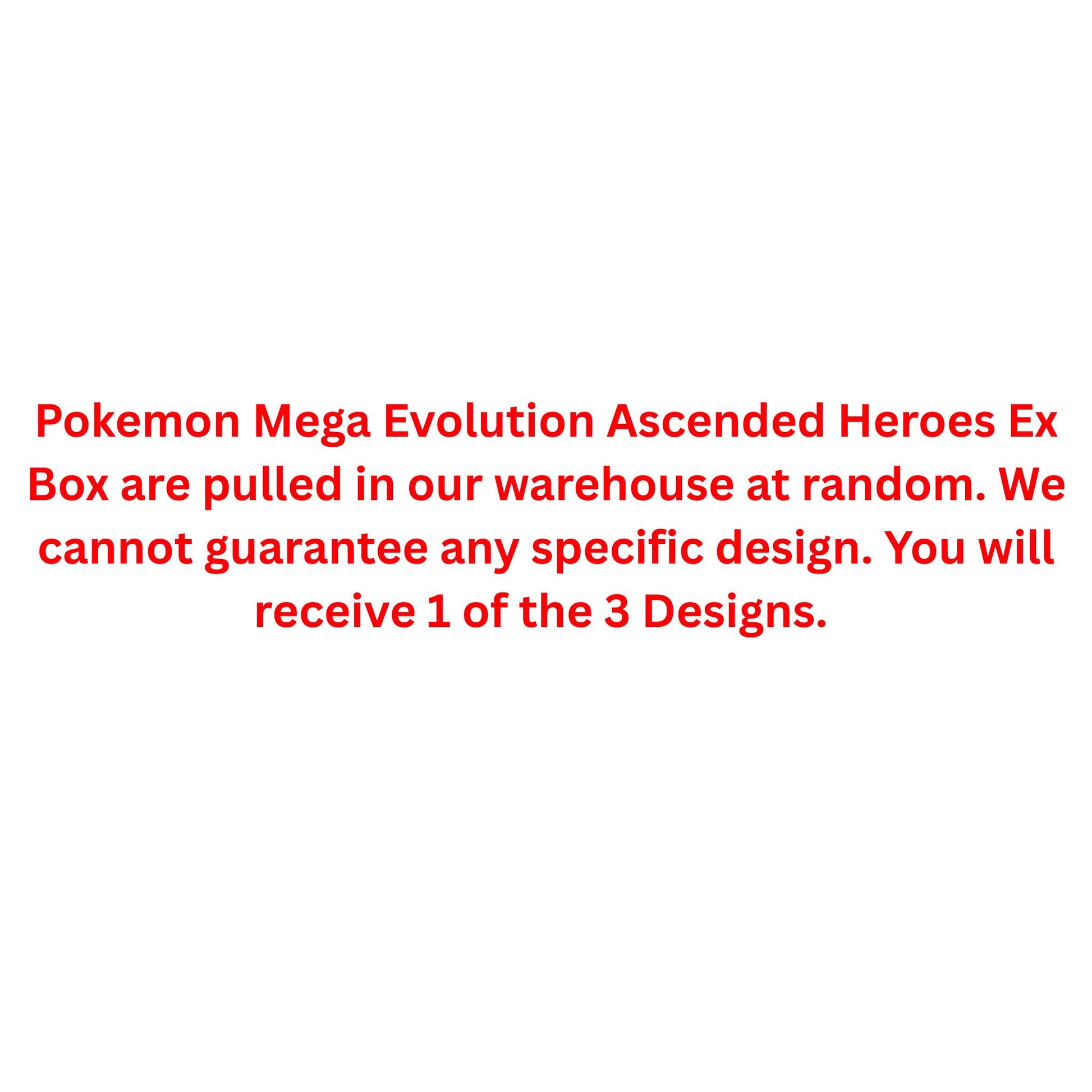 Pokemon Mega Evolution Ascended Heroes Ex Box (Mega Meganium, Mega Emboar or Mega Feraligatr) - Trading Card Market