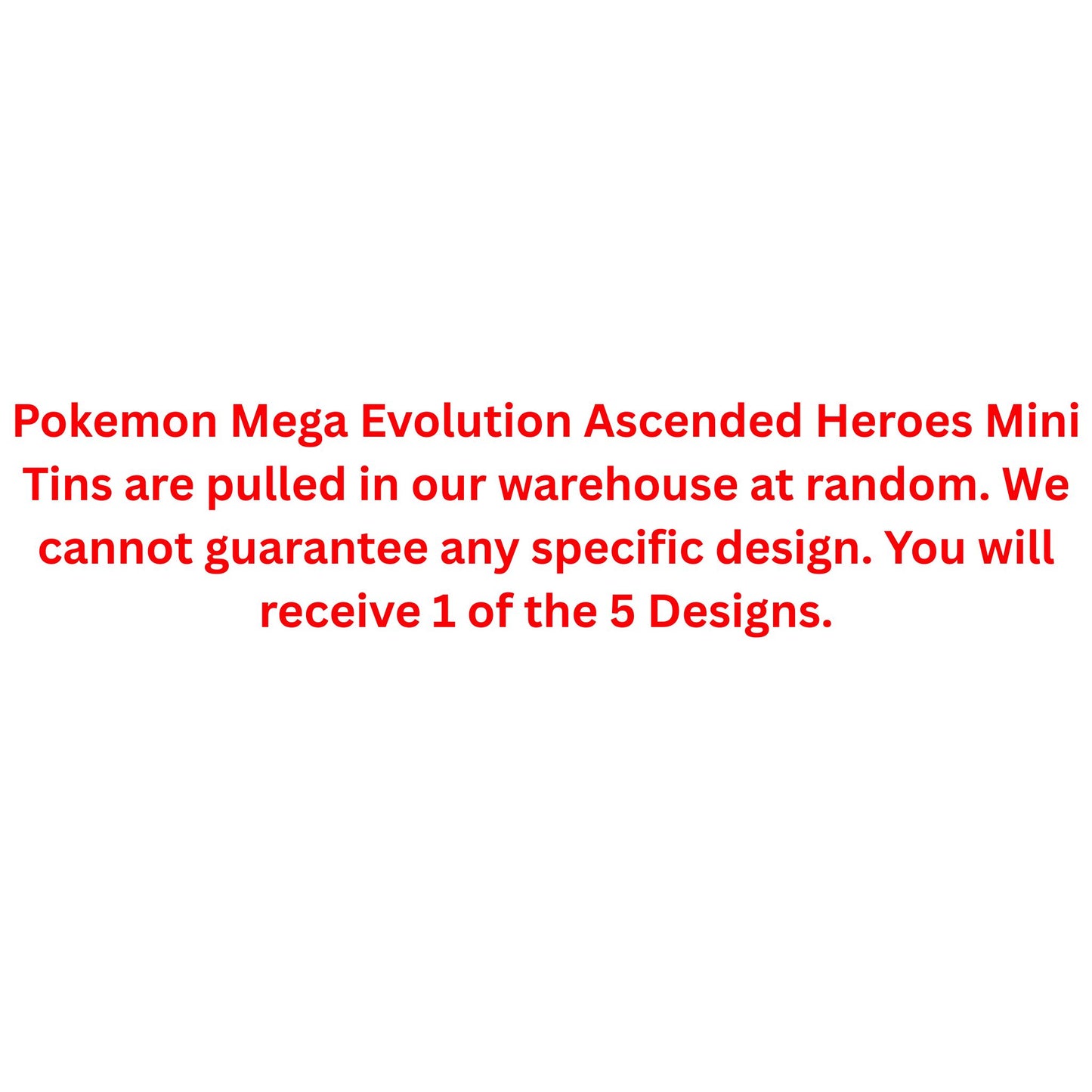 Pokemon Mega Evolution Ascended Heroes Mini Tin - Trading Card Market