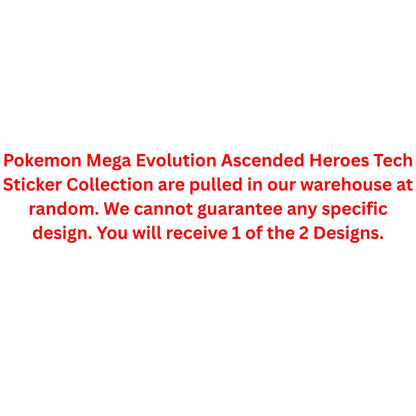 Pokemon Mega Evolution Ascended Heroes Tech Sticker Collection - Trading Card Market