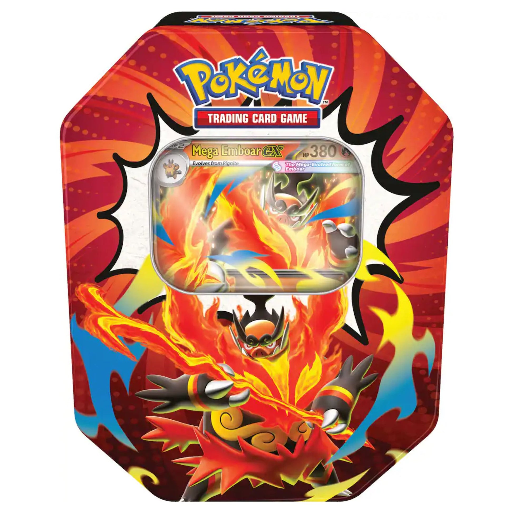 Pokemon Mega Evolution Ascended Heroes Tin Emboar