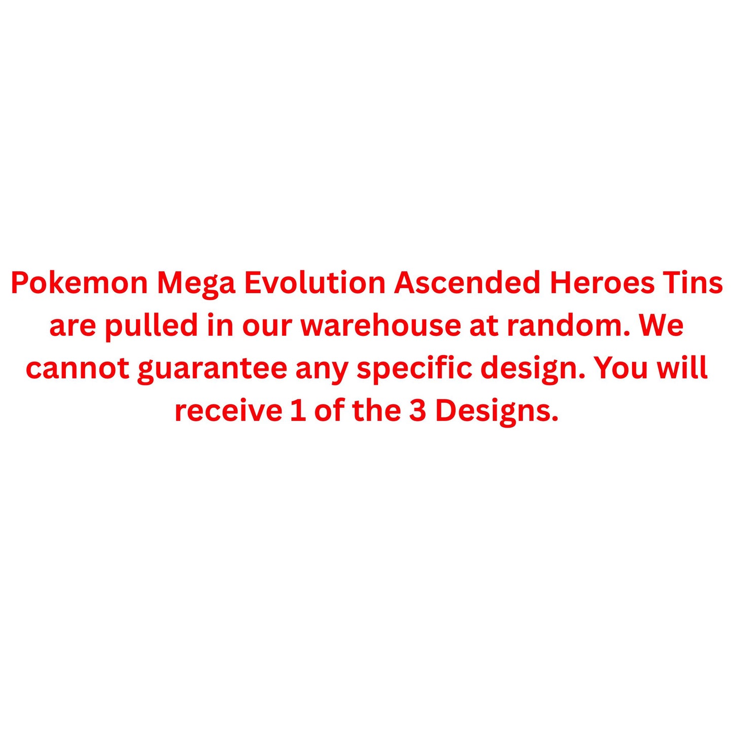 Pokemon Mega Evolution Ascended Heroes Tins 