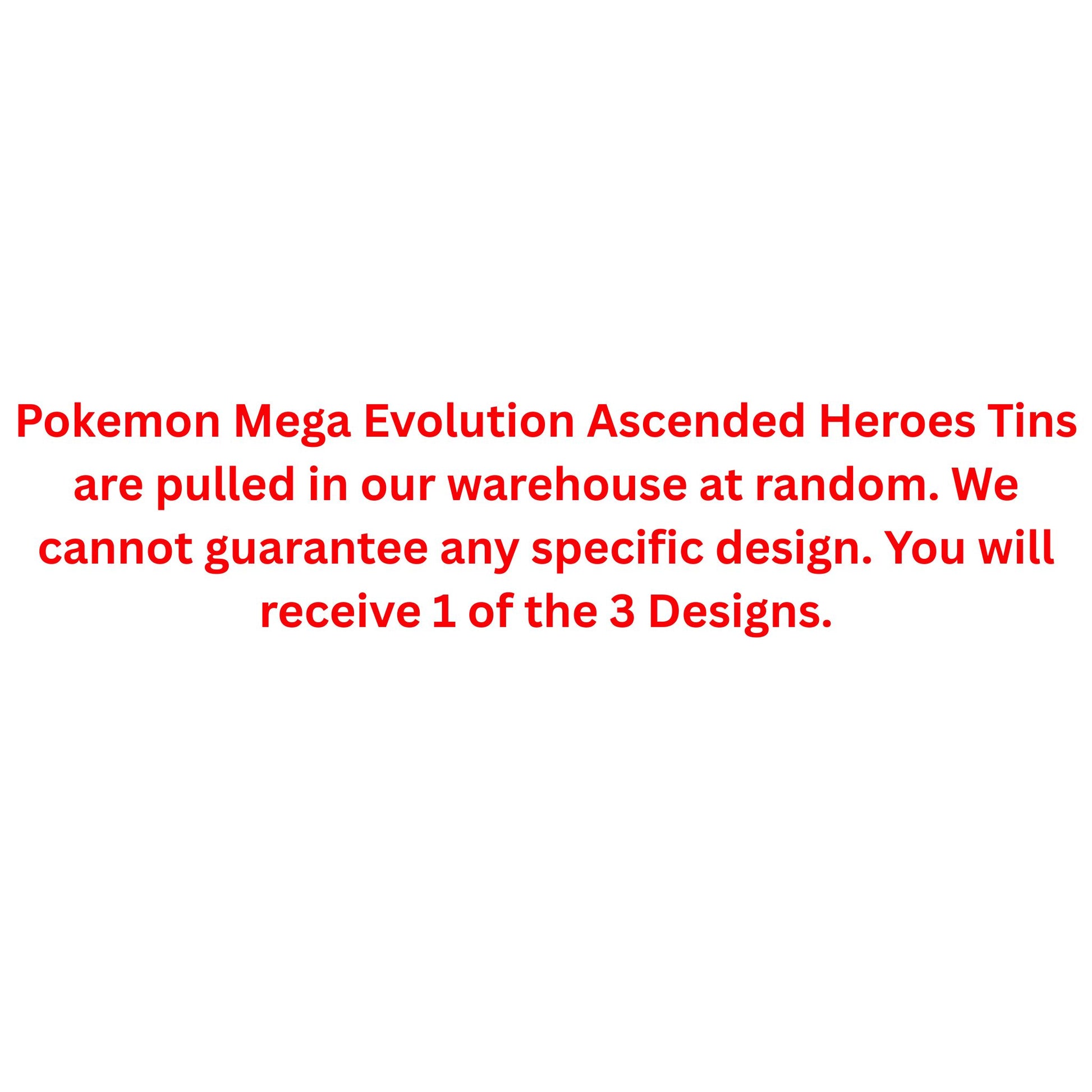 Pokemon Mega Evolution Ascended Heroes Tins 
