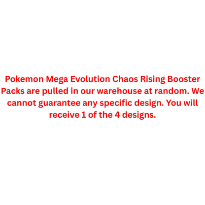 Pokemon Mega Evolution Chaos Rising Booster Pack - Trading Card Market