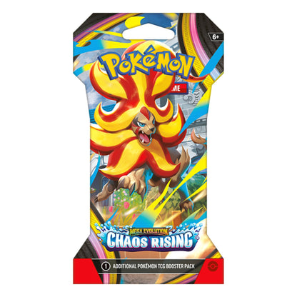 Pokemon Mega Evolution Chaos Rising Sleeved Booster Pack (Presell) - Trading Card Market