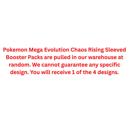 Pokemon Mega Evolution Chaos Rising Sleeved Booster Pack - Trading Card Market