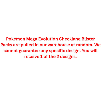 Pokemon Mega Evolution Checklane Blister Pack - Trading Card Market