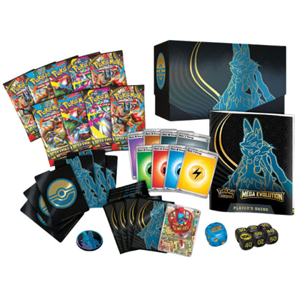 Pokemon Mega Evolution Elite Trainer Box (Mega Lucario) (Presell) - Trading Card Market