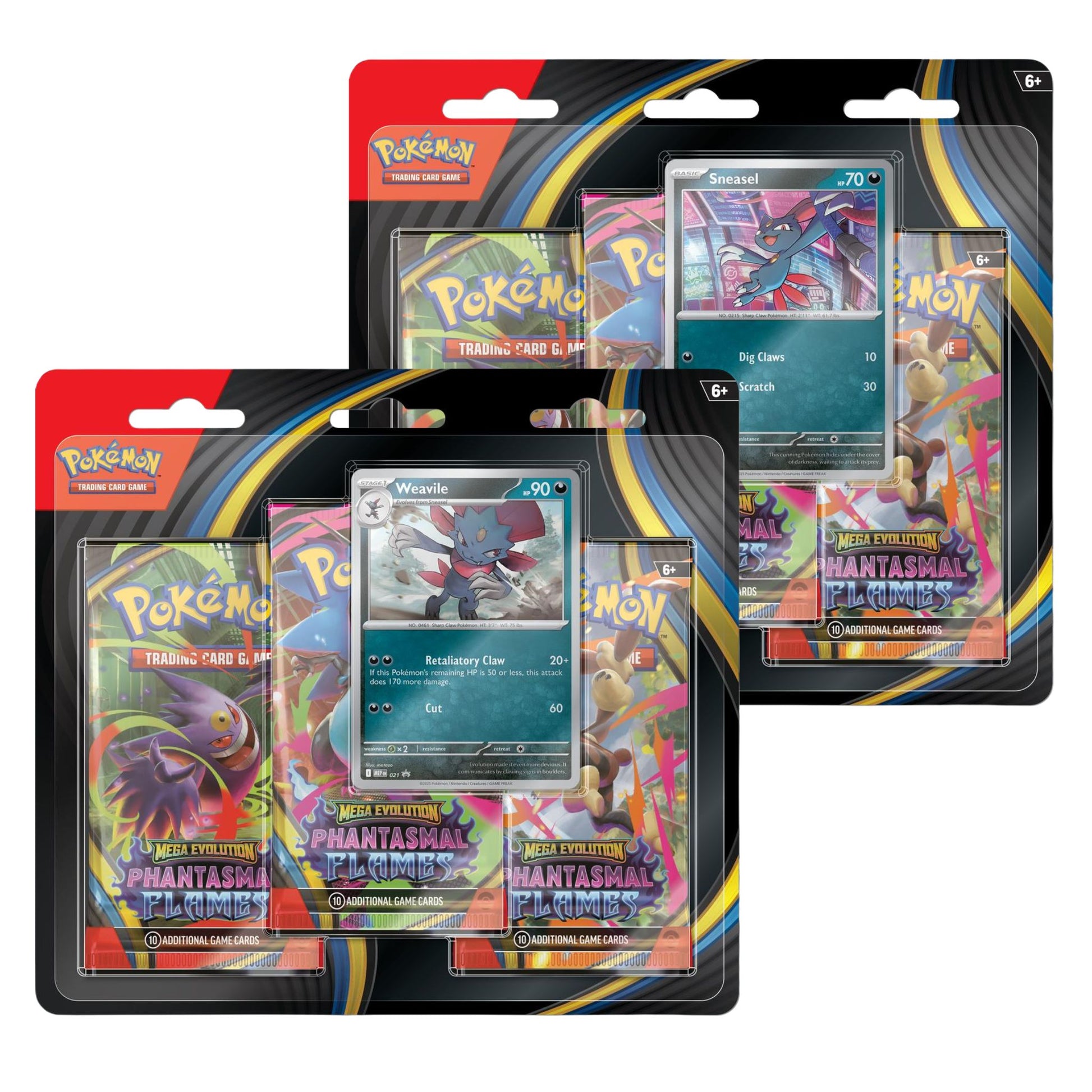Pokemon Mega Evolution Phantasmal Flames 3 Pack Booster Blister - Trading Card Market