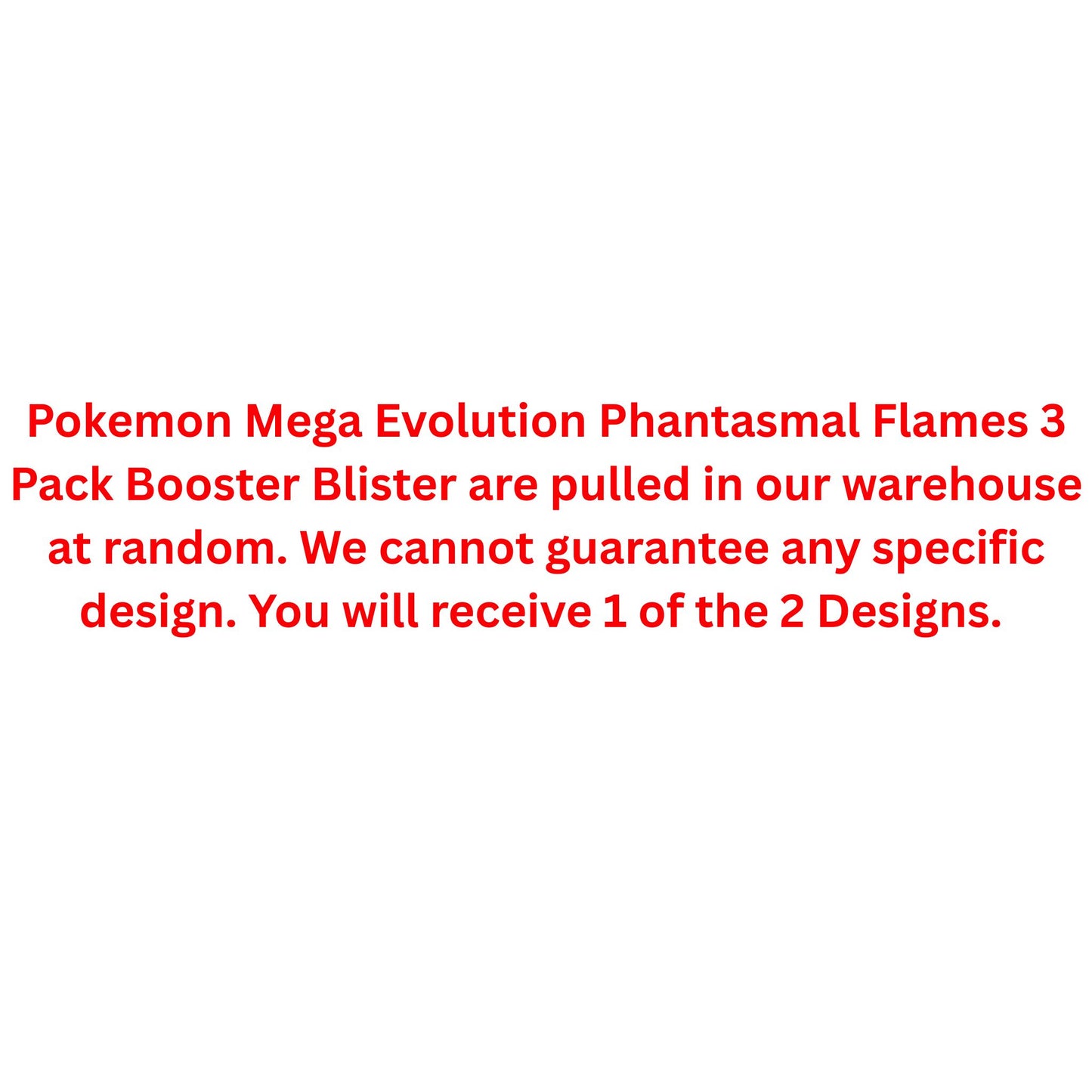 Pokemon Mega Evolution Phantasmal Flames 3 Pack Booster Blister - Trading Card Market