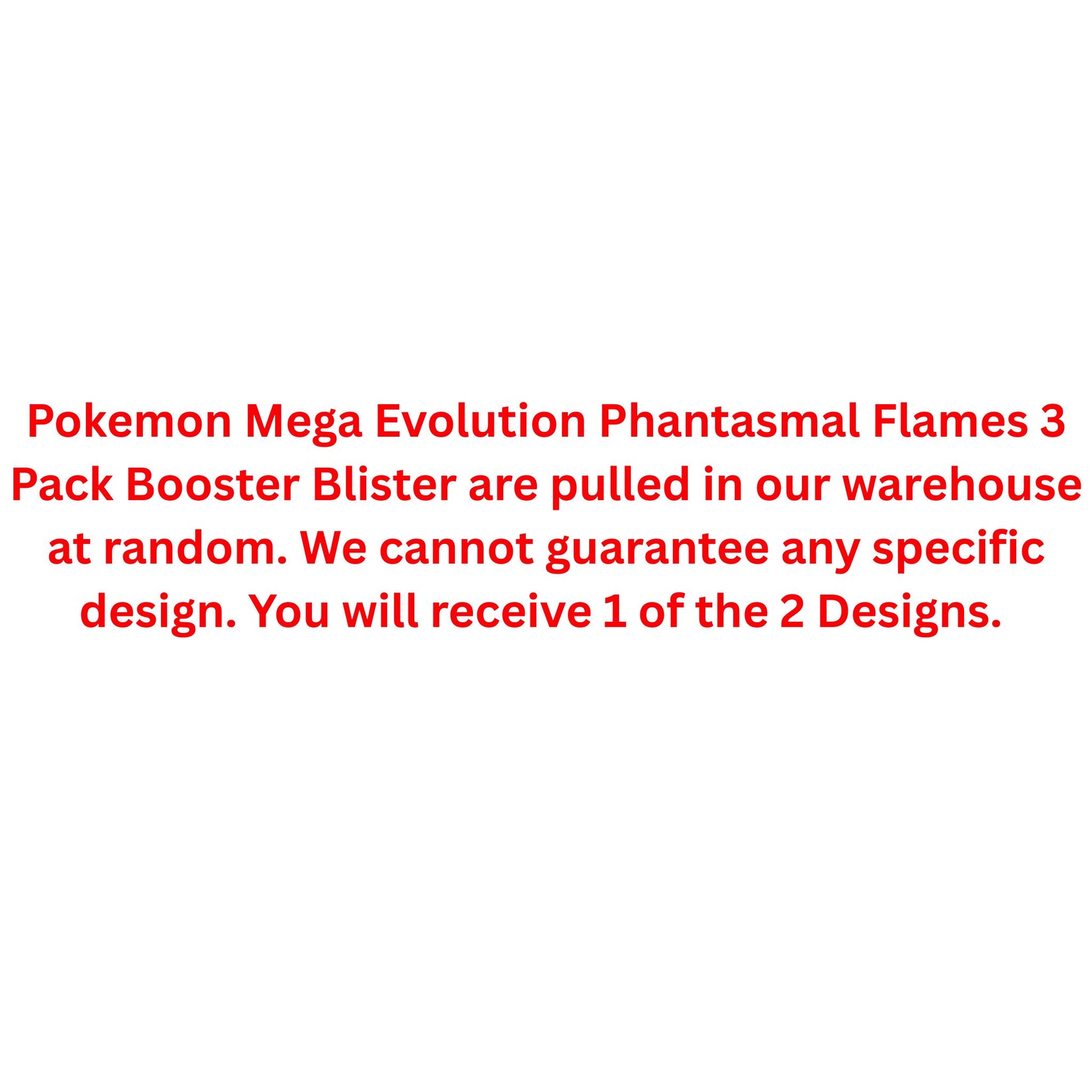 Pokemon Mega Evolution Phantasmal Flames 3 Pack Booster Blister - Trading Card Market