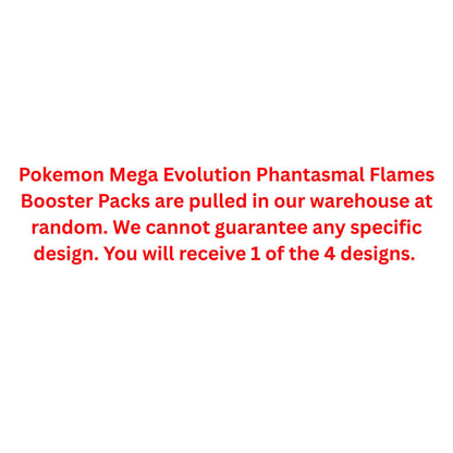 Pokemon Mega Evolution Phantasmal Flames Booster Pack - Trading Card Market