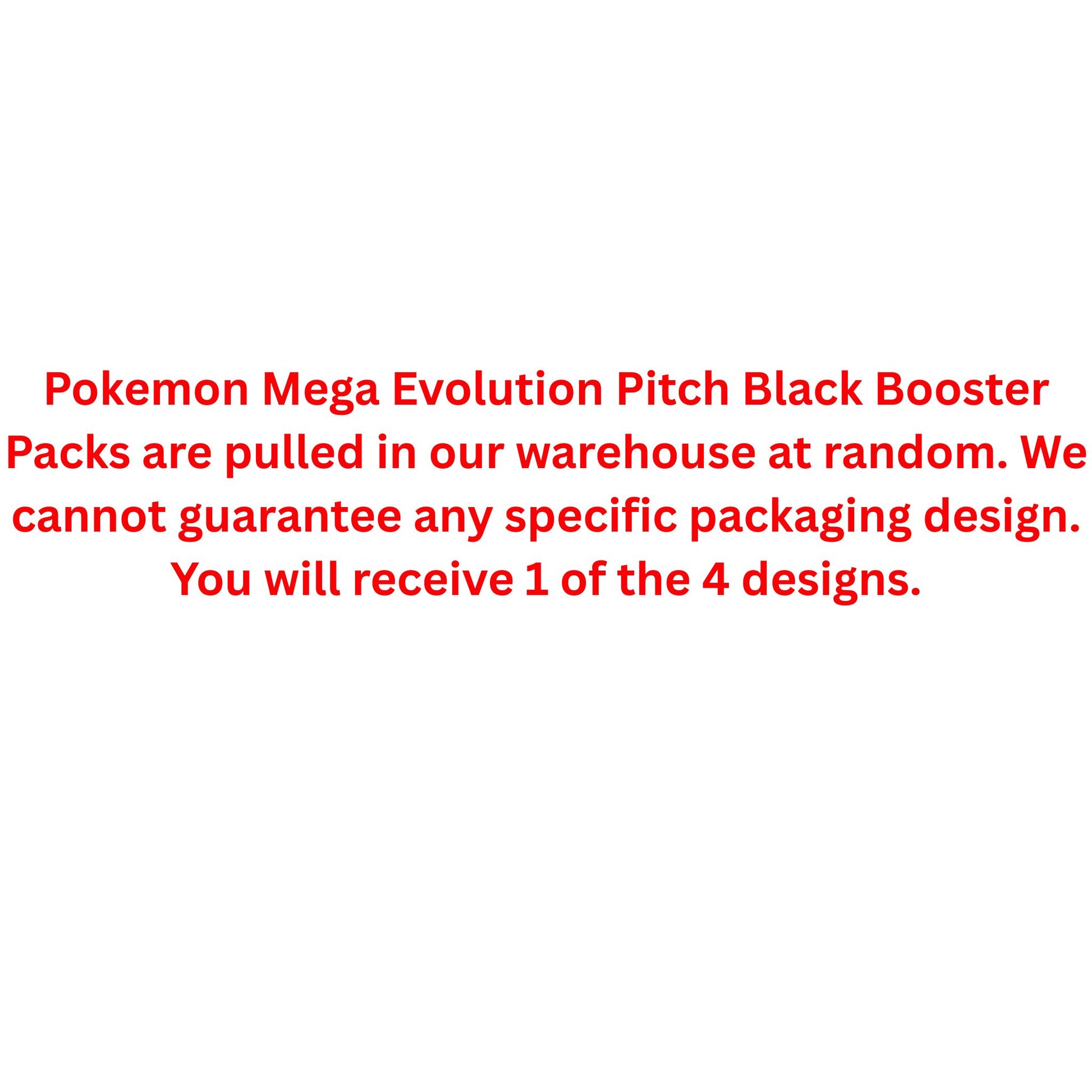 Pokemon Mega Evolution Pitch Black Booster Pack - Trading Card Market