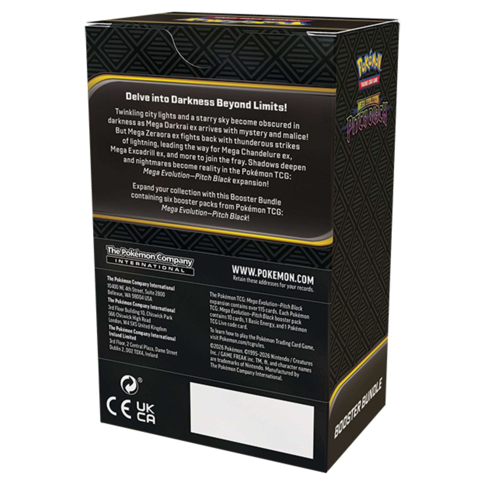 Pokemon Mega Evolution Pitch Black Booster Bundle – Trading Card