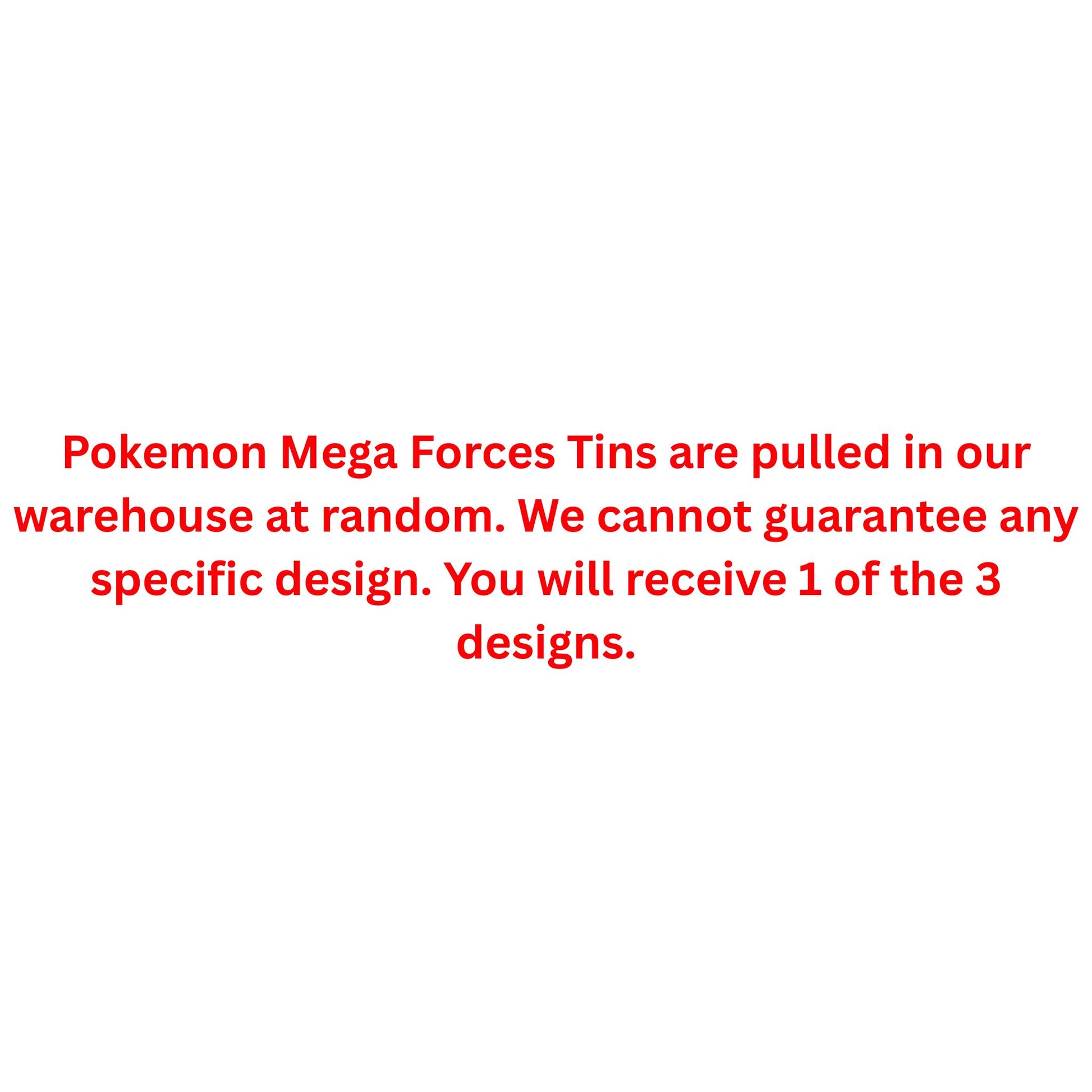Pokemon Mega Forces Tin (Presell) - Trading Card Market